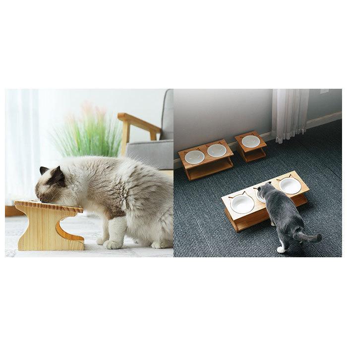 ペット 食器台 通販 フードボウル 犬 猫 フードボール 食事台 食器 フードボウルスタンド フードスタンド 高さがある 餌台 ご飯台 テーブル 3碗タイプ ペット | BACKYARD FAMILY | 14