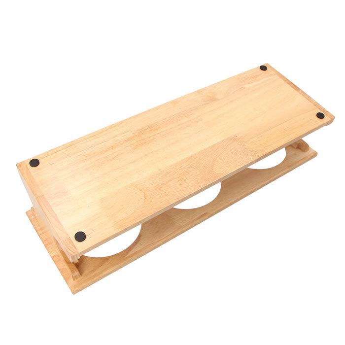 ペット 食器台 通販 フードボウル 犬 猫 フードボール 食事台 食器 フードボウルスタンド フードスタンド 高さがある 餌台 ご飯台 テーブル 3碗タイプ ペット | BACKYARD FAMILY | 06