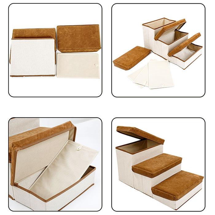 ペットスロープ 通販ペットスロープ ドッグステップ 犬 スロープ 犬用 ペット の 階段 ソファ ステップ 踏み台 収納ボックス ベッド 小型犬 ペットスロープ | BACKYARD FAMILY | 06