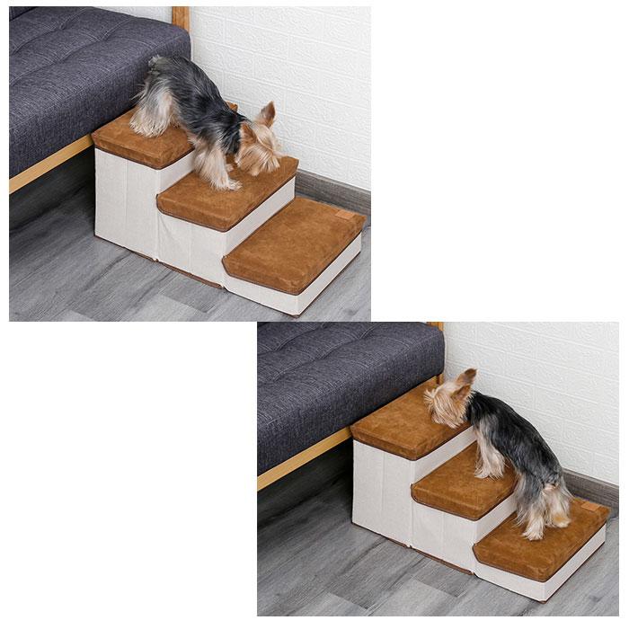 ペットスロープ 通販ペットスロープ ドッグステップ 犬 スロープ 犬用 ペット の 階段 ソファ ステップ 踏み台 収納ボックス ベッド 小型犬 ペットスロープ | BACKYARD FAMILY | 10