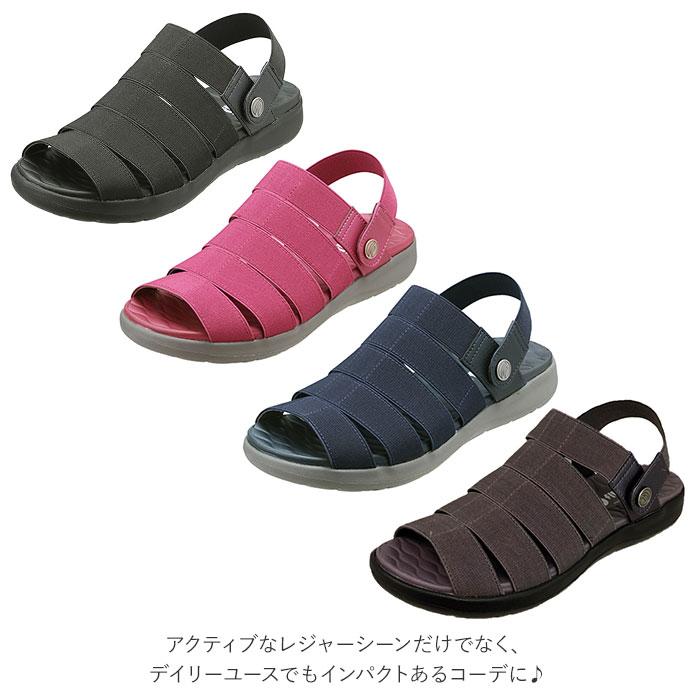 パンジー 通販パンジー サンダル Pansy バックベルトサンダル flippy フリッピー レディース スポーティ ソフト 柔らか 軽い 軽量 おしゃれ シンプル 履きやすい | PANSY | 13
