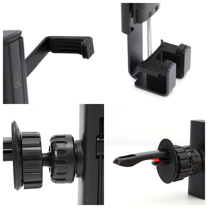 スマホホルダー 車載用 通販 エアコン吹き出し口 携帯 ホルダー スマホ車載ホルダー iPhone スタンド スマートフォン 自動開閉 スマホスタンド スマホホルダー |  | 14