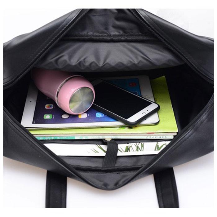 スクールバッグ ショルダー 通販 手提げ 斜めがけ 大容量 防水 軽量 学生鞄 トートバッグ ショルダーバッグ イヤホン穴付き 鋲が付き PU素材 スクールバッグ | ブランド登録なし | 11