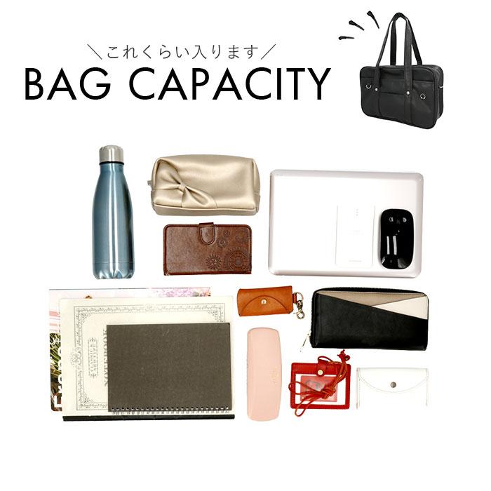 スクールバッグ ショルダー 通販 手提げ 斜めがけ 大容量 防水 軽量 学生鞄 トートバッグ ショルダーバッグ イヤホン穴付き 鋲が付き PU素材 スクールバッグ | ブランド登録なし | 16