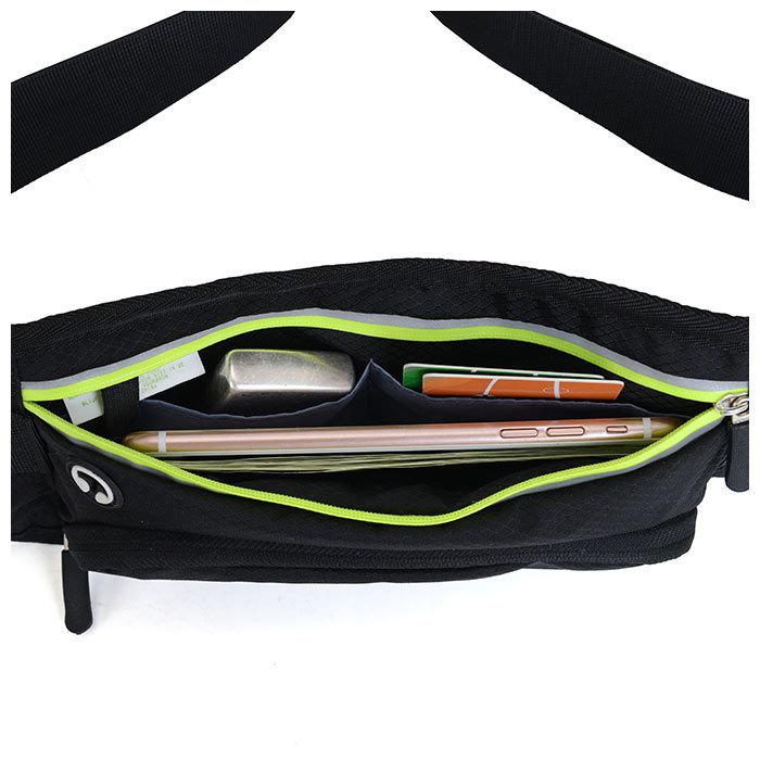 ランニングポーチ スマホ 通販 ランニング ウエストポーチ ウエストバック ウエストバッグ 薄い ジョギング ポーチ バッグ 小さい メンズ ランニングポーチ | ブランド登録なし | 04