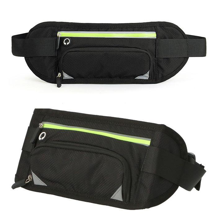 ランニングポーチ スマホ 通販 ランニング ウエストポーチ ウエストバック ウエストバッグ 薄い ジョギング ポーチ バッグ 小さい メンズ ランニングポーチ | ブランド登録なし | 06