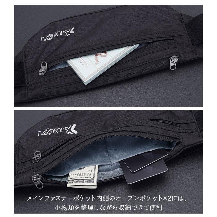 ランニングポーチ スマホ 通販 ランニング ウエストポーチ ウエストバック ウエストバッグ 薄い ジョギング ポーチ バッグ 小さい メンズ ランニングポーチ | ブランド登録なし | 02