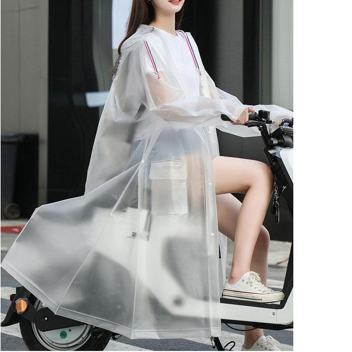 レインコート 自転車 ポンチョ 超軽量 通販 レインポンチョ 二重ツバ付き バイクポンチョ レインウェア レインウエア リュック対応 かっぱ 雨具 レインコート | ブランド登録なし | 09