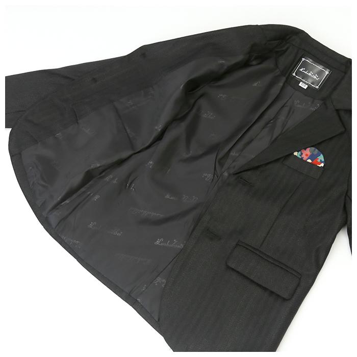 新品　ブラック ストライプ フォーマルスーツ　ジュニア160 5点セット Amazon | [オリバーハウス] 卒業式 スーツ 男子 (フォーマル