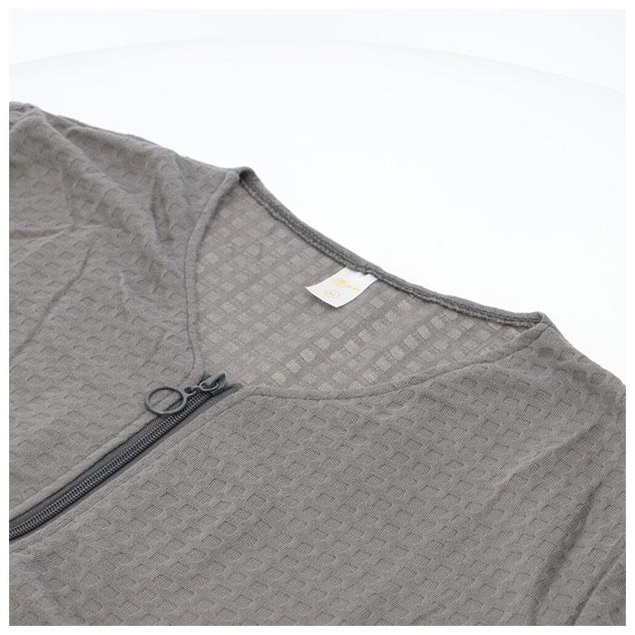 バスローブ 通販バスローブ ワッフル 薄手 薄地 レディース ママ メンズ ユニセックス 男女兼用 ガウン ナイトガウン 前開き ファスナー ジッパー  バスローブ | ブランド登録なし | 06