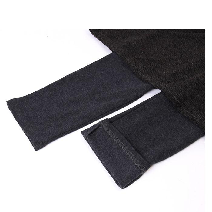 ウエストゴム 通販ウエストゴム スカート ひざ丈 レディース 膝丈 タイトスカート 裏地起毛 裏起毛 スリット レギンス付き スパッツ レギンス  ウエストゴム | ブランド登録なし | 08