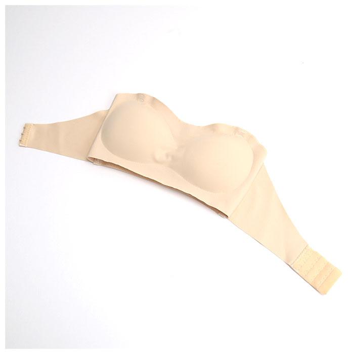 ストラップレスブラ ずれない 通販 ブラジャー ストラップレス ホック 紐なしブラ チューブトップ シンプル ノンワイヤー オフショルダー ストラップレスブラ | ブランド登録なし | 07