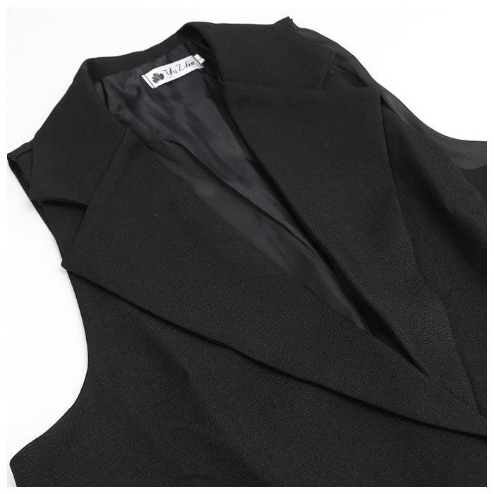極美品◼️CFCL ロングベスト　ジレ　ブラック　サイズ1 完売 極美品◼️CFCL ロングベスト ジレ ブラック サイズ1 完売