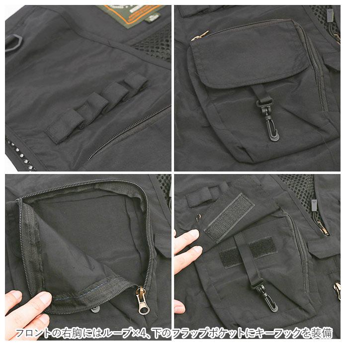 メッシュベスト 通販メッシュベスト メンズ ジャケット ベスト カメラマンベスト フィッシングベスト 作業着 速乾 通気 大きいサイズ 多機能  メッシュベスト | ブランド登録なし | 05