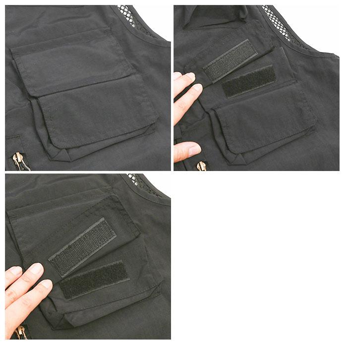 メッシュベスト 通販メッシュベスト メンズ ジャケット ベスト カメラマンベスト フィッシングベスト 作業着 速乾 通気 大きいサイズ 多機能  メッシュベスト | ブランド登録なし | 08