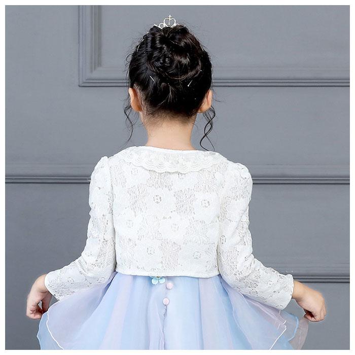キッズ ボレロ 女の子 通販 カーディガン 子供ドレス 長袖 レース フリル こども 子供 ベビー 結婚式 フォーマル 入学式 入園式 卒園式 発表会 キッズ | ブランド登録なし | 02