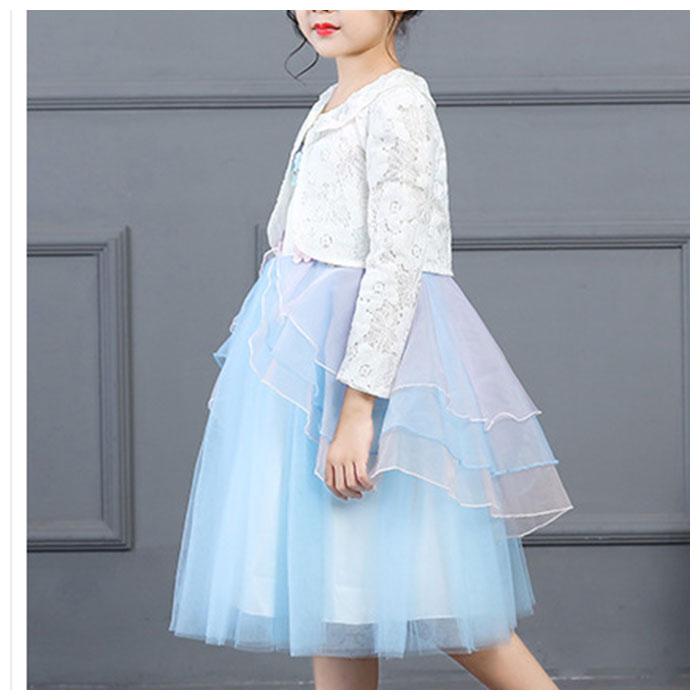 キッズ ボレロ 女の子 通販 カーディガン 子供ドレス 長袖 レース フリル こども 子供 ベビー 結婚式 フォーマル 入学式 入園式 卒園式 発表会 キッズ | ブランド登録なし | 03