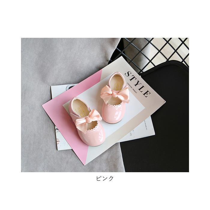 キッズ 通販キッズ フォーマル シューズ 女の子 リボン 通気性 ベビー 靴 ガールズ 卒園式 入学式 かわいい 子供用 ベビー用 結婚式 通園 入園式 キッズ | ブランド登録なし | 15