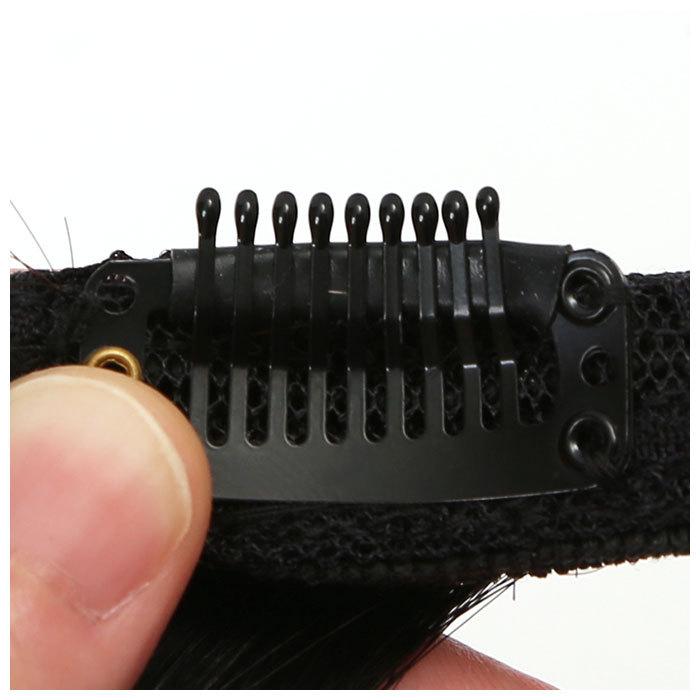 エクステ 人毛 ワンタッチ 2個セット 通販 つけ毛 ミニ 部分ウィッグ ウイッグ ポイントウィッグ 人毛100% 部分かつら 前髪 頭頂部 かつら 白髪隠し エクステ | ブランド登録なし | 07