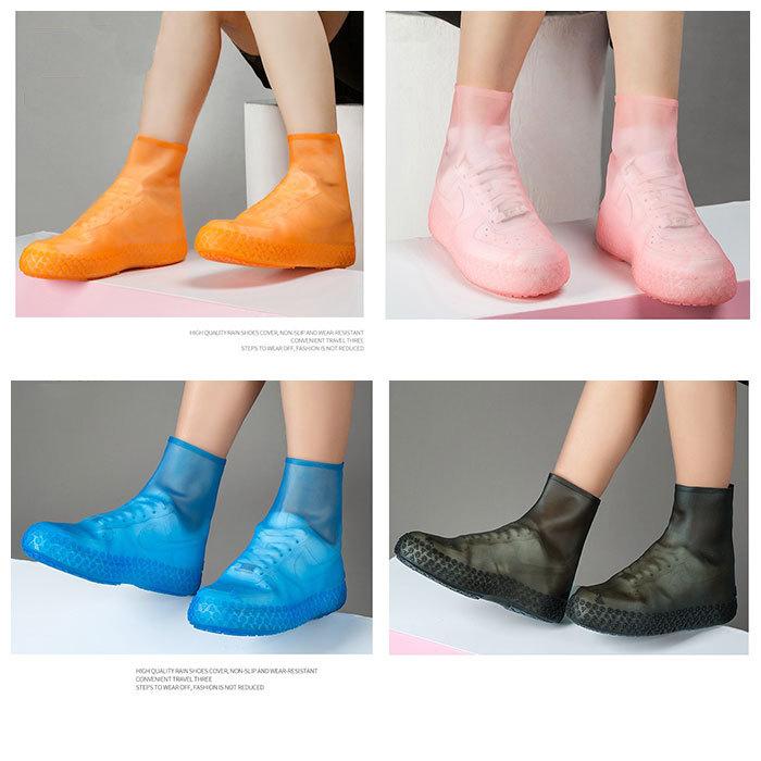 シューズカバー 防水 通販 折り畳み 携帯 持ち運び 雨具 メンズ レディース レインカバー 靴用 ワンサイズ 雨用カバー 防水カバー コンパクト シューズカバー | ブランド登録なし | 04