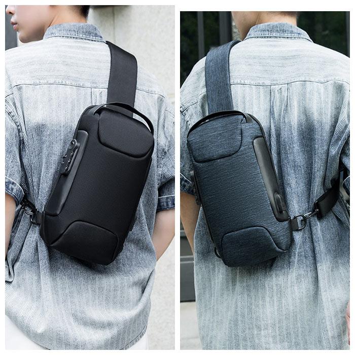 ボディバッグ 通販ボディバッグ ロック付き チェストバッグ カジュアル