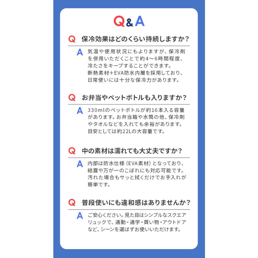 保冷バッグ リュック 通販 保冷リュック 大容量 クーラーバッグ クーラーバック 保冷 ファスナー リュックサック 保温 バックパック デイパック 保冷バッグ | ブランド登録なし | 15