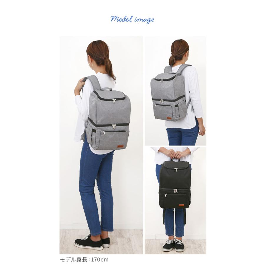 保冷バッグ リュック 通販 保冷リュック 大容量 クーラーバッグ クーラーバック 保冷 ファスナー リュックサック 保温 バックパック デイパック 保冷バッグ | ブランド登録なし | 16