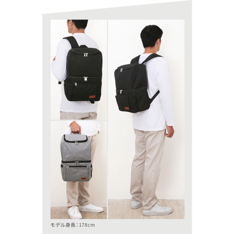 保冷バッグ リュック 通販 保冷リュック 大容量 クーラーバッグ クーラーバック 保冷 ファスナー リュックサック 保温 バックパック デイパック 保冷バッグ | ブランド登録なし | 17