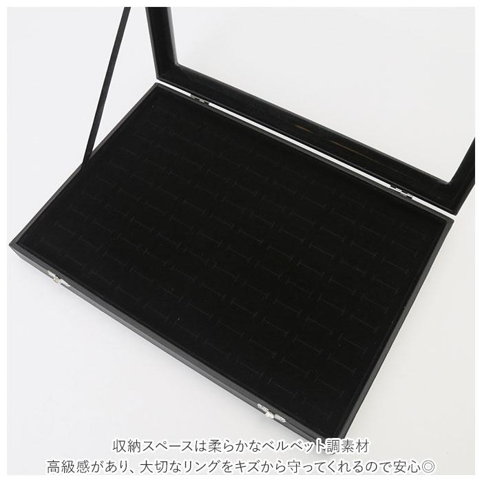 リングケース 通販 100個 ジュエリーケース ピアスケース ジュエリーボックス コレクションケース 指輪 アクセサリー ディスプレイ 持ち運び 高級感 展示用 | ブランド登録なし | 07