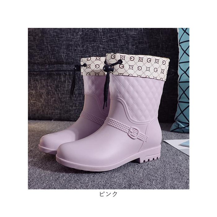 レインブーツ ミドル レディース インナー付き 通販 レインシューズ ブーツ ミドルブーツ 雨靴 ローヒール インナー 晴れ雨兼用 晴雨兼用 レインブーツ |  | 13