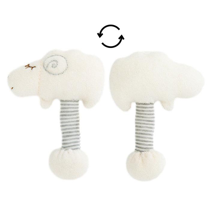 pompkins 通販pompkins baby カエル がらがら ガラガラスティック 鈴入り かえる 蛙 POMPKINS ポプキンズ ハンドメイド オーガニックコットン100％ 赤ちゃん 磯 | pompkins baby | 12