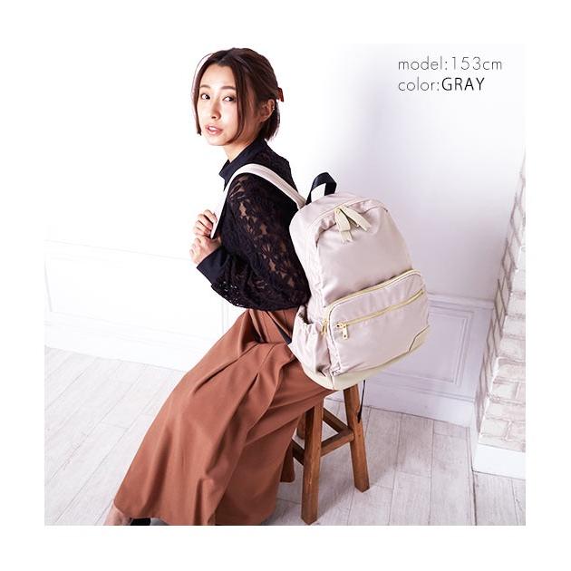 リュック レディース 背面ポケット 通販 通学 通勤 おしゃれ 大容量 女子中高生 ママ 女子 軽量 軽い 大学生 黒 シンプル 無地 リュックサック 高校 リュック | BACKYARD FAMILY | 20