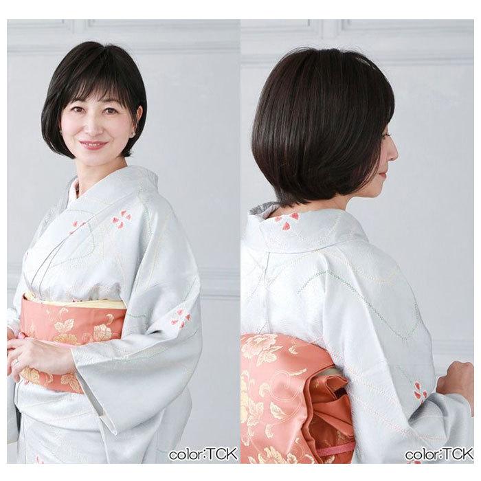 プリシラ 通販プリシラ ウィッグ フルウィッグ ショート 自然 ボブ 黒髪 大人 コスプレ かつら 着物 可愛い おしゃれ ブラック ブラウン 20代 30代 プリシラ | PRISILA | 07