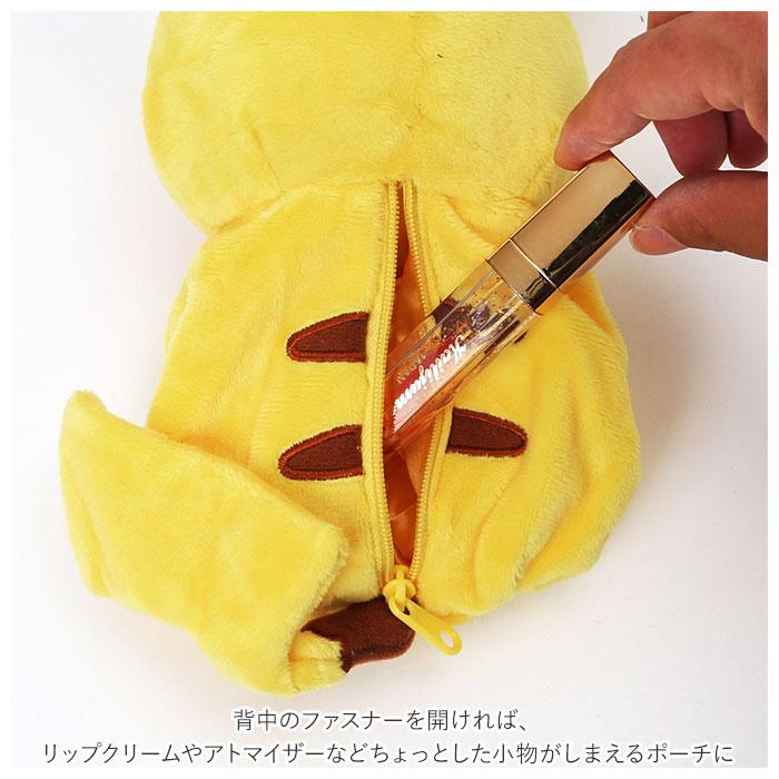 キャラクター 通販キャラクター ポーチ ぬいぐるみポーチ カラビナ付きポーチ ぬいぐるみ かわいい カラビナ ポケモン ポケットモンスター アニメ  キャラクター | Quut | 07