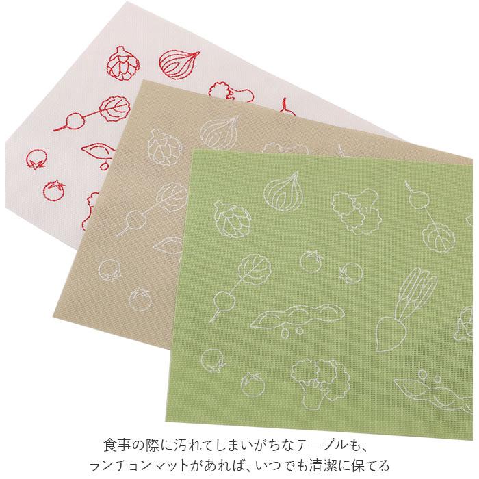 ランチョンマット 撥水 おしゃれ 通販 洗える 手洗い はっ水 32 × 45cm プレースマット 子供 キッズ ファミリー お揃い おそろい 色違い ランチョンマット |  | 19