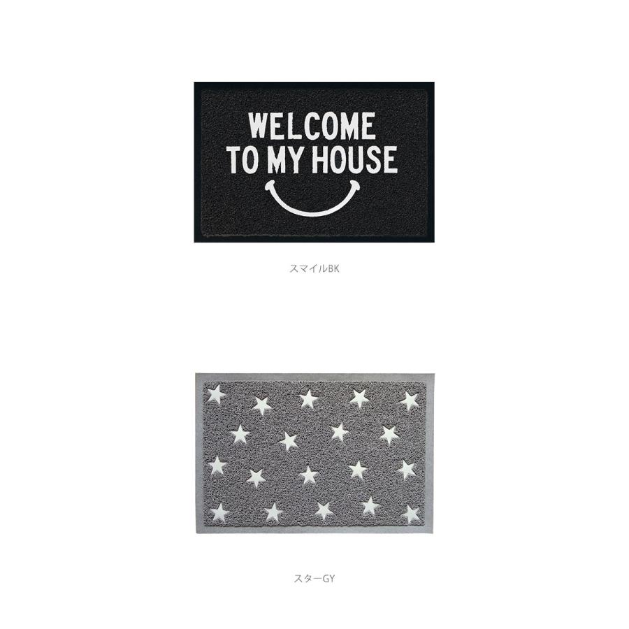 玄関マット おしゃれ 屋外 通販 北欧 おしゃれ 約60 × 40 cm 泥落とし 玄関先 屋内 水洗い ベランダ PVC エントランスマット ドアマット 玄関マット | BACKYARD FAMILY | 28