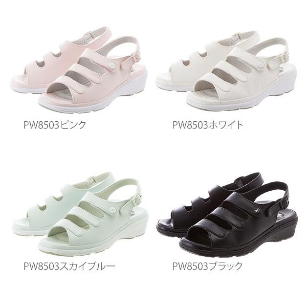 ナースシューズ 疲れにくい 黒 安い ピュアウォーカー ナースサンダル ナース シューズ サンダル レディース スニーカー ソール 幅広 甲高 ナースシューズ | pure walker | 21