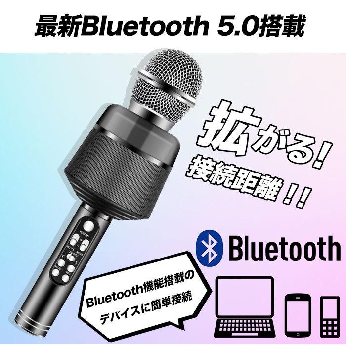 カラオケマイク 家庭用 通販 マイク led付 usb ワイヤレス ワイヤレスマイク ホームパーティー 音楽 イベント 宴会 行楽 花見 お花見 パーティ カラオケマイク | BACKYARD FAMILY | 07