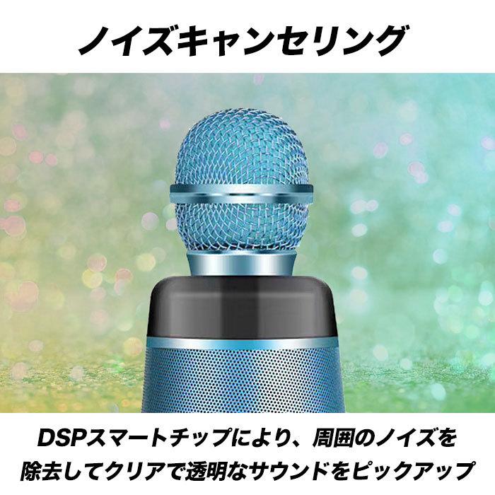 カラオケマイク 家庭用 通販 マイク led付 usb ワイヤレス ワイヤレスマイク ホームパーティー 音楽 イベント 宴会 行楽 花見 お花見 パーティ カラオケマイク | BACKYARD FAMILY | 08