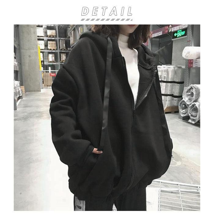 裏起毛 パーカー レディース 通販 ジップアップパーカー 可愛い ジップパーカー 厚手 フーディ スウェット トップス かわいい 女の子 オーバーサイズ Backyard Family 通販 Paypayモール