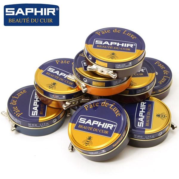 サフィール ビーズワックスポリッシュ 50ml SAPHIR 靴ケア用品 定番 無色 ダークタン濃茶 黒 保革剤 ツヤ出し 靴磨き 油性 | 