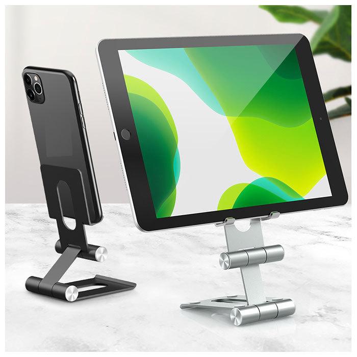 スマホスタンド 折りたたみ 通販 おしゃれ スマホホルダー 角度調整可能 2台置き iphone 4- 11インチ iPad Samsung Galaxy Sony Nexus  スマホスタンド |  | 06