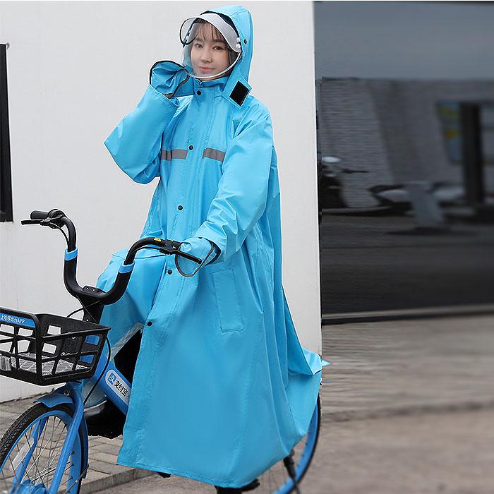 レインコート かっぱ ゆったり ポンチョ風  バイクや自転車の運転にも