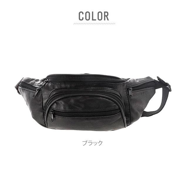 ウエストポーチ メンズ 革 通販 60代 小さめ 革 おしゃれ スポーツ 軽量 ウエストバッグ 皮 ワンショルダー ヒップバッグ ボディバッグ ウエストポーチ | ブランド登録なし | 06