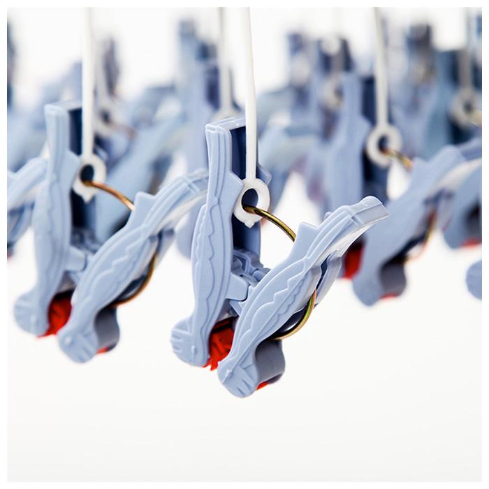 ピンチハンガー 通販ピンチハンガー 引っ張るだけ 洗濯物干し 伸縮 収納 ひっぱるだけ 部屋干し 伸びる 物干し 吊り下げ ベランダ 省スペース ピンチハンガー |  | 02