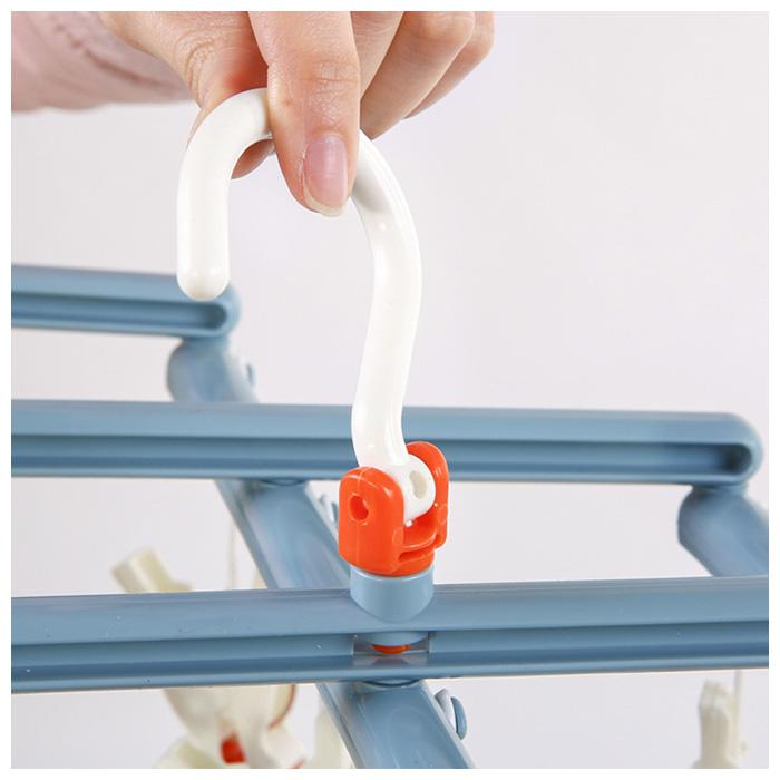 ピンチハンガー 通販ピンチハンガー 引っ張るだけ 洗濯物干し 伸縮 収納 ひっぱるだけ 部屋干し 伸びる 物干し 吊り下げ ベランダ 省スペース ピンチハンガー |  | 04