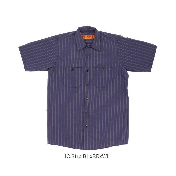 Hi-Standard 半袖ワークシャツ 赤 Hi-Standard 半袖ワークシャツ 赤 Hi-Standard 半袖ワークシャツ 赤