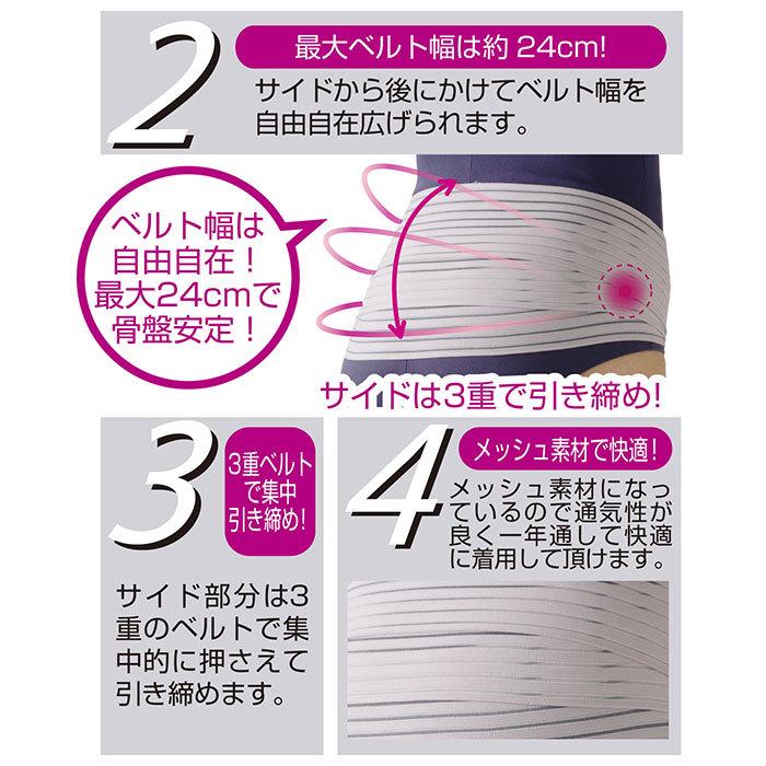 rose２枚　フェレナ　骨盤ベルト　１枚26,400円の品　骨盤矯正 骨盤ベルト 産前産後 ダイエット 骨盤矯正ベルト 股関節ベルト