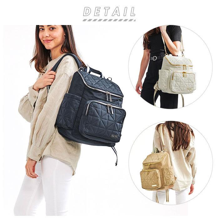 マザーズバッグ リュック 大容量 通販 ママリュック レディース おしゃれ マザーズリュック エコバッグ リュック ショルダー クロスボディ 3way 16ポケット Backyard Family 通販 Paypayモール