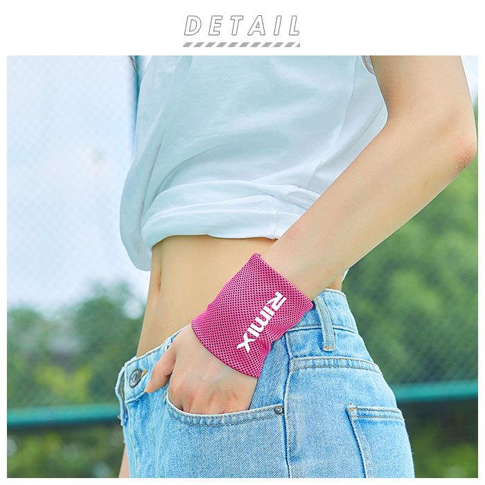 リストバンド 薄手 通販 2個セット 両手 両腕 ひんやり 冷感 涼感 ランニング ジョギング ウォーキング ヨガ ジム トレーニング フィットネス 野球 リストバンド |  | 05